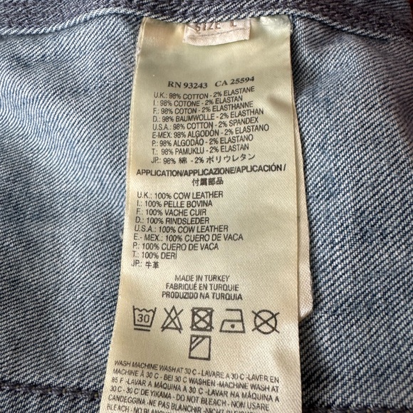 Diesel Men’s Denim Jacket size Large - Picture 9 of 10